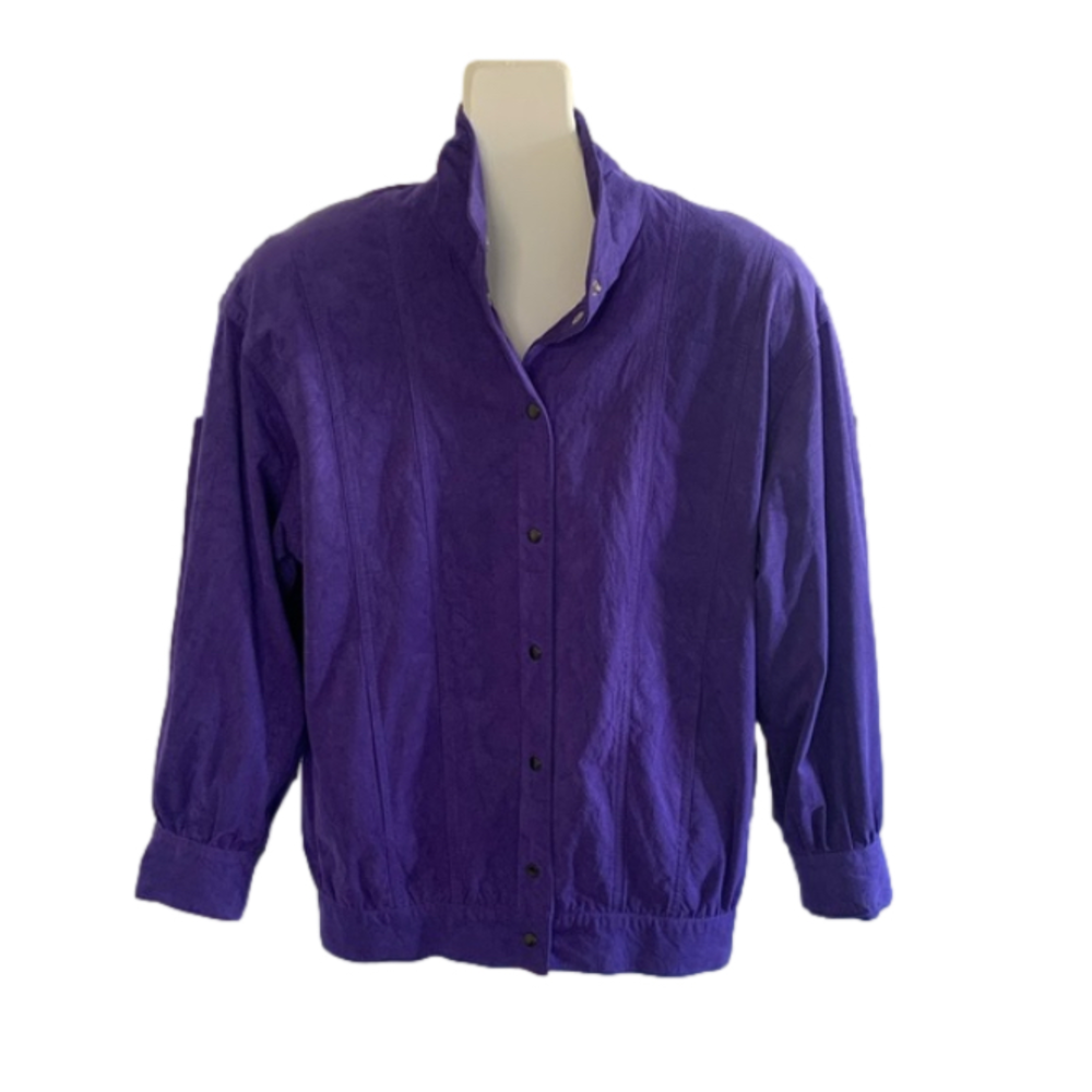 Vintage 80’s Irene Herbert Purple Jacket